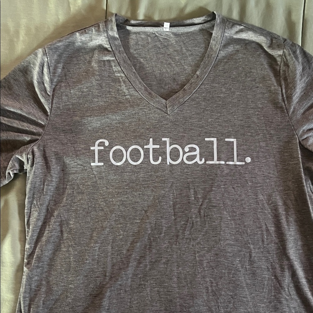 Gray V-Neck Men's Shirt